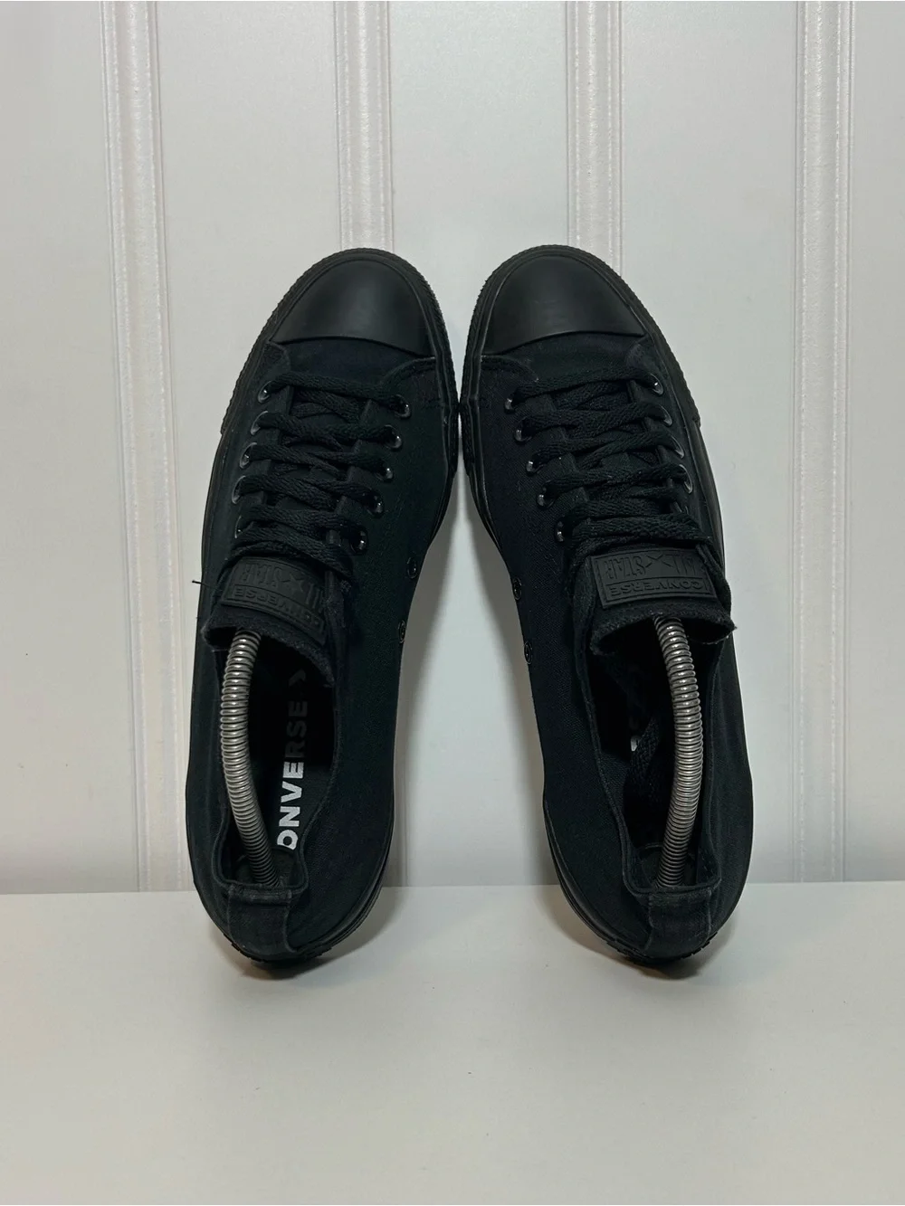 Converse ctas Low-Top Canvas Sneakers in triple Black